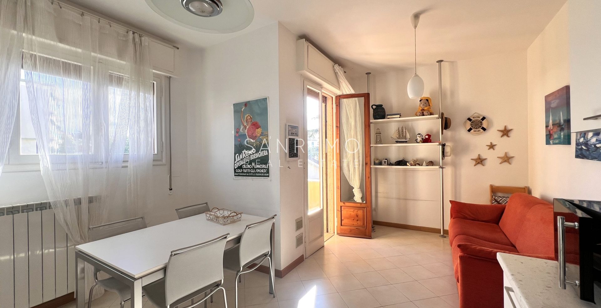 Sanremo 2 room apartment close to the Royal Hotel